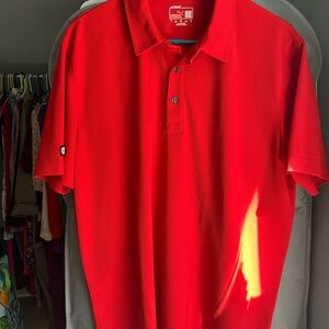Puma Men's Vibrant Red Golf Polo - NWOT - Large